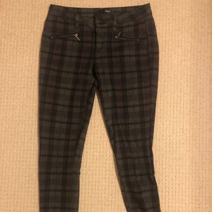 Plaid Aqua pants